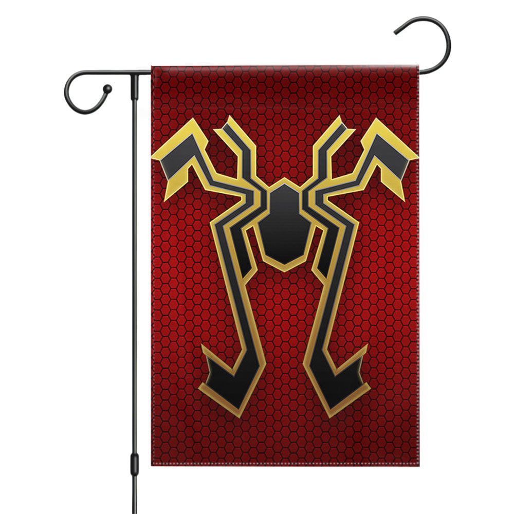 Iron Spider Garden Flags Yard Outdoor Lawn 12 X 18