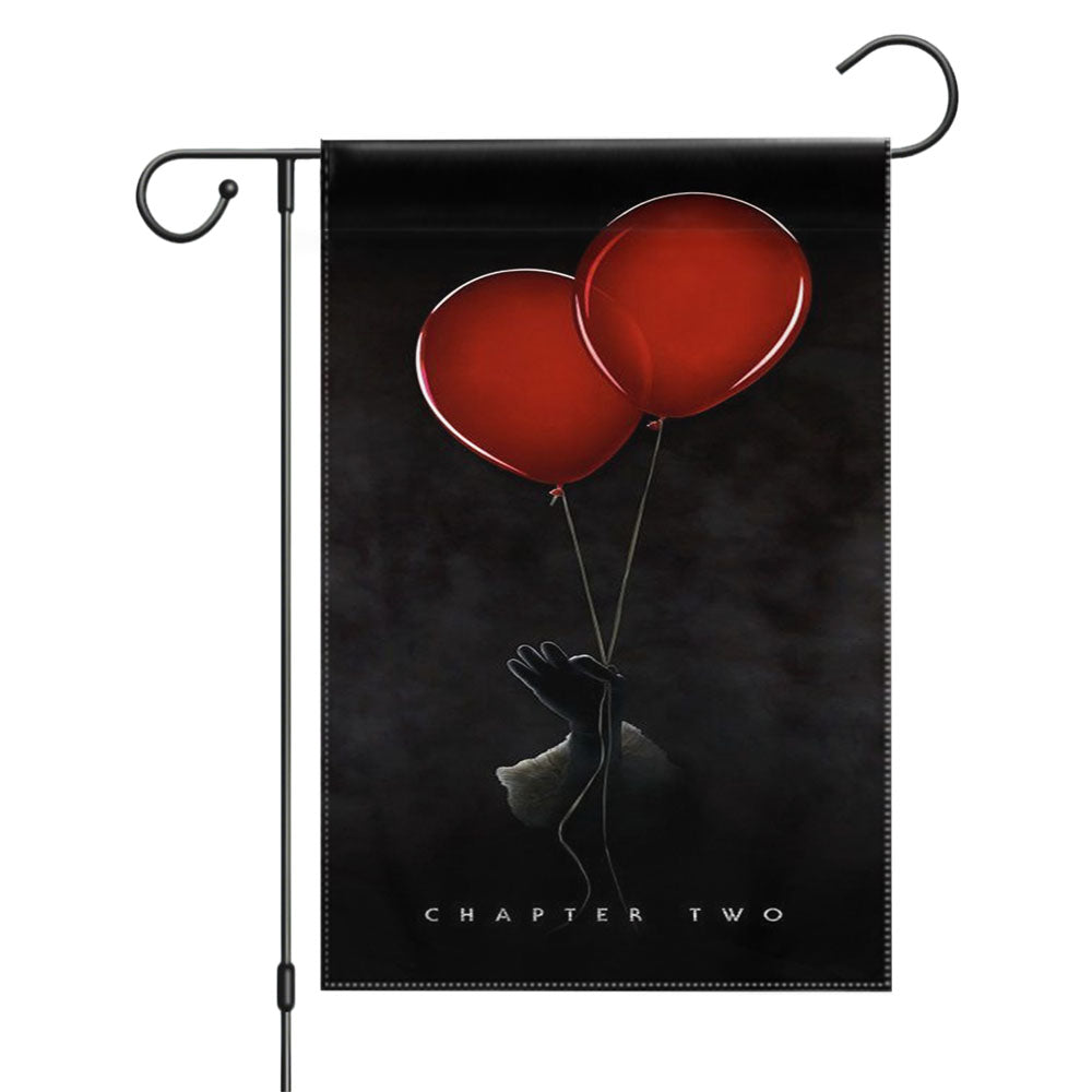 It Chapter Two Balloon Poster Garden Flags Yard Outdoor Lawn 12 X 18