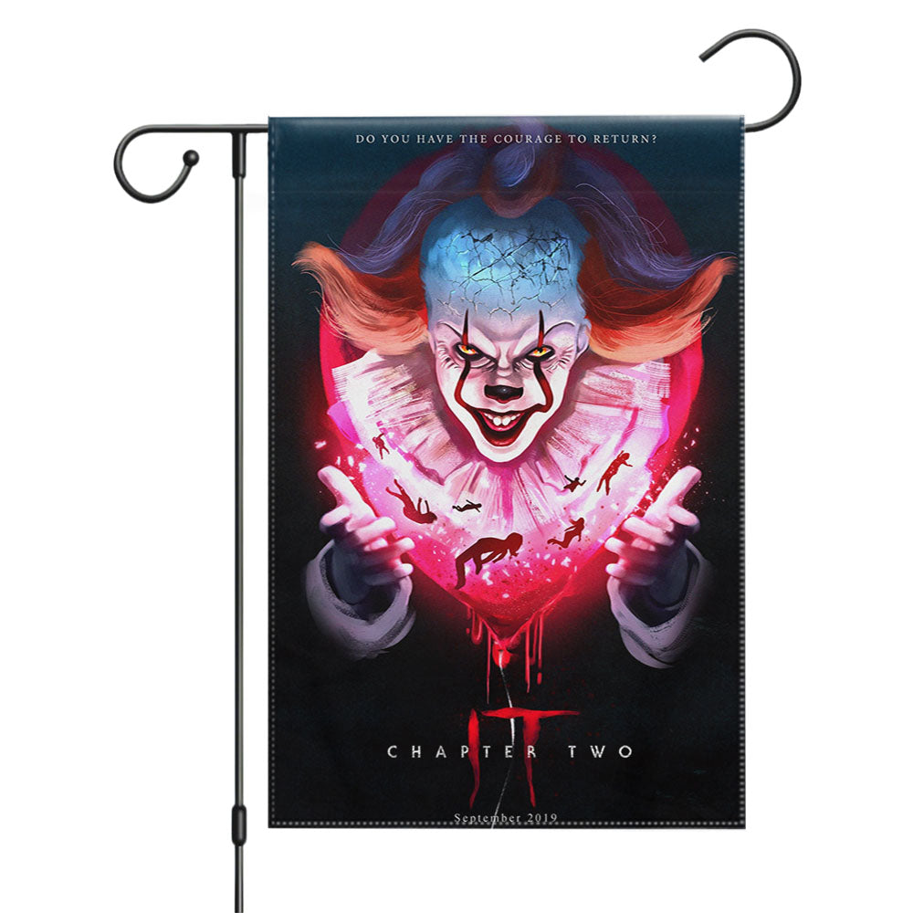 It Chapter Two Rick And Morty Garden Flags Yard Outdoor Lawn 12 X 18