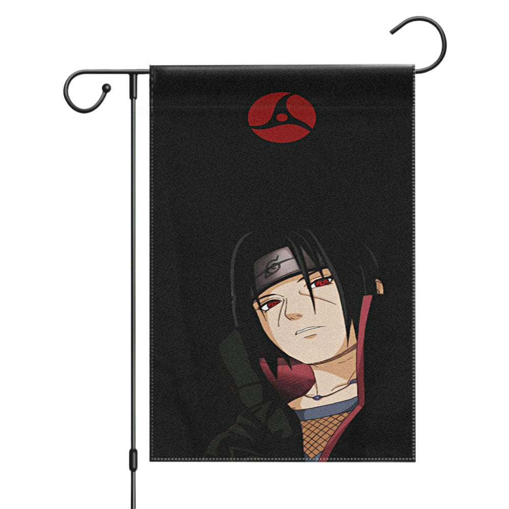 Itachi Uchiha Manga Garden Flags Yard Outdoor Lawn 12 X 18