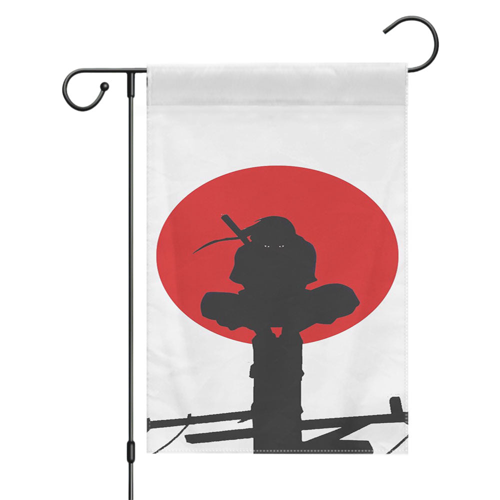 Itachi Uchiha Sadness Scene Garden Flags Yard Outdoor Lawn 12 X 18