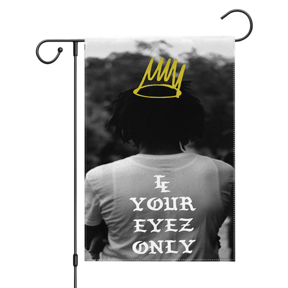 J Cole 4 Your Eyez Only Garden Flags Yard Outdoor Lawn 12 X 18