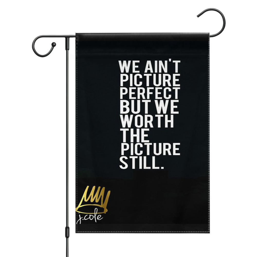 J Cole Feat Bbc Garden Flags Yard Outdoor Lawn 12 X 18