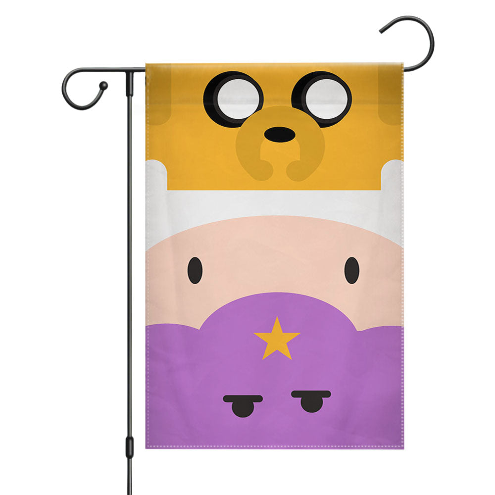 Jake Finn Lumpy Space Garden Flags Yard Outdoor Lawn 12 X 18