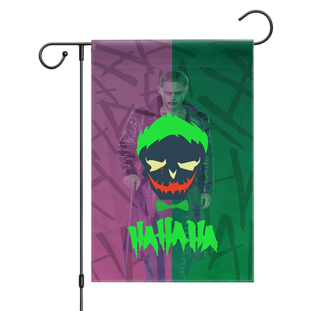 Jared Leto Joker Hero Garden Flags Yard Outdoor Lawn 12 X 18