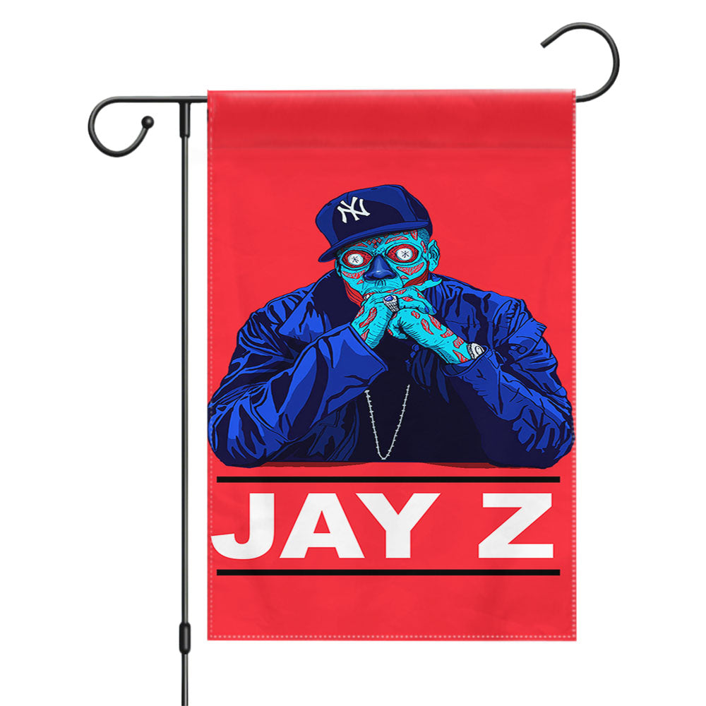Jay Z Zoombie Garden Flags Yard Outdoor Lawn 12 X 18
