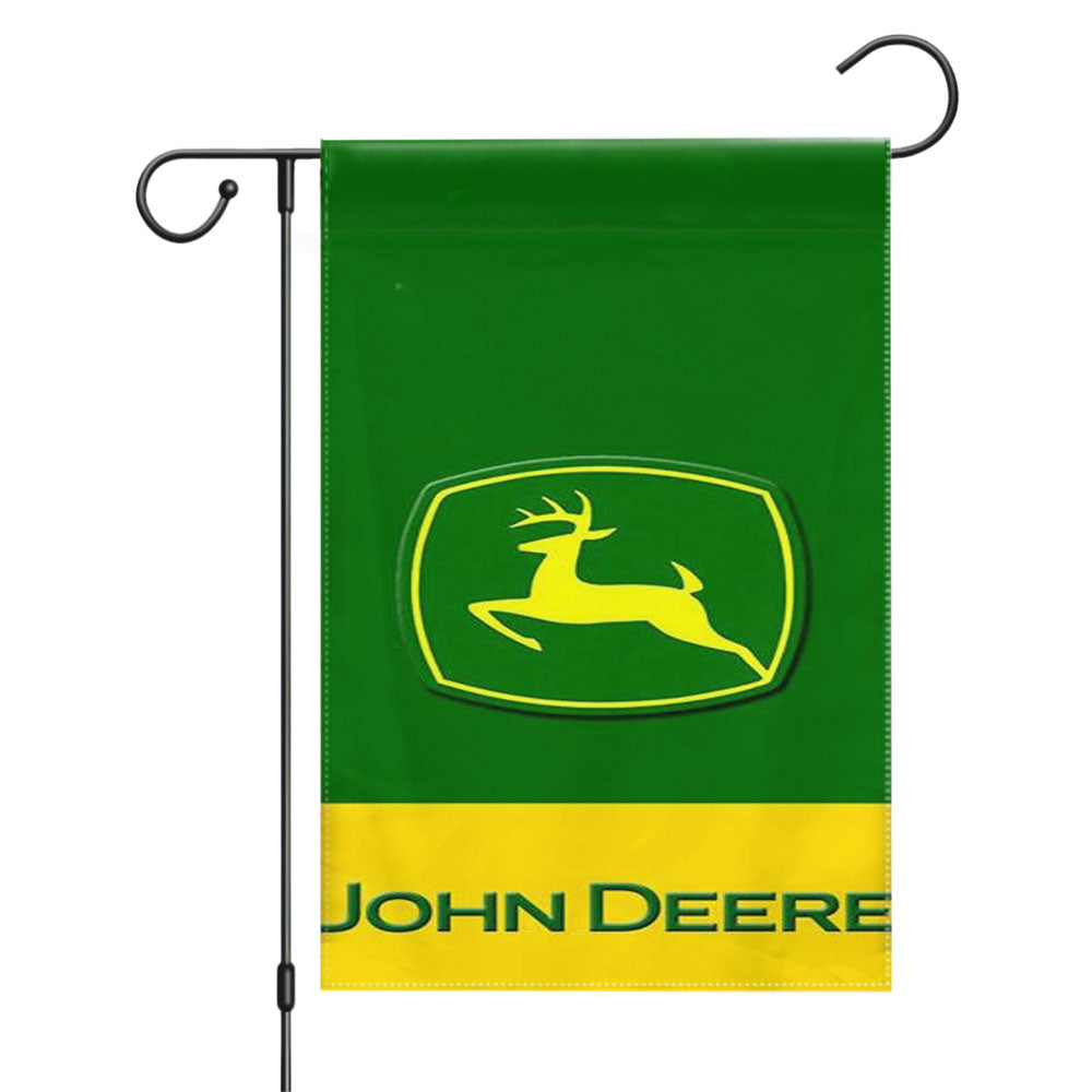 John Deere Camo Logo Garden Flags Yard Outdoor Lawn 12 X 18