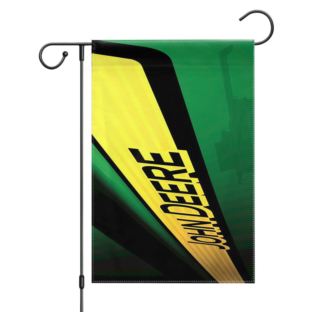 John Deere Green Yellow Garden Flags Yard Outdoor Lawn 12 X 18