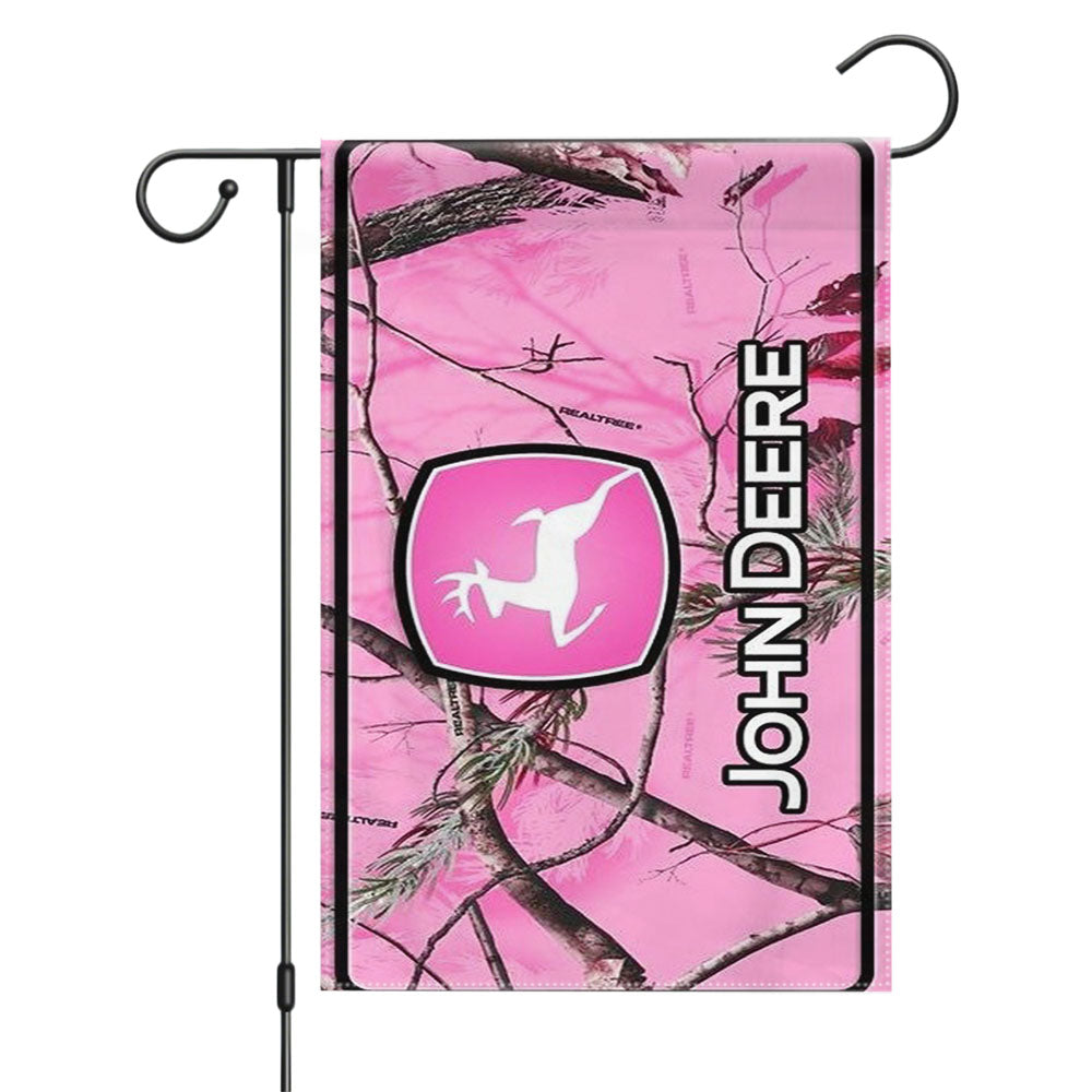 John Deere Garden Flags Yard Outdoor Lawn 12 X 18