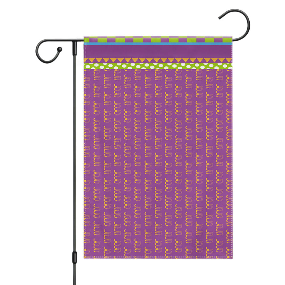 Jojo Bizzare Pattern Garden Flags Yard Outdoor Lawn 12 X 18