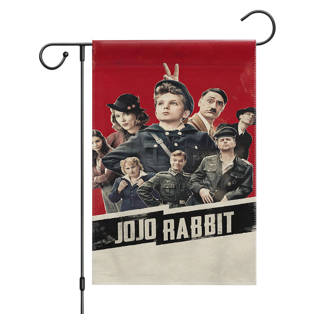 Jojo Rabbit Classic Movie Poster Garden Flags Yard Outdoor Lawn 12 X 18