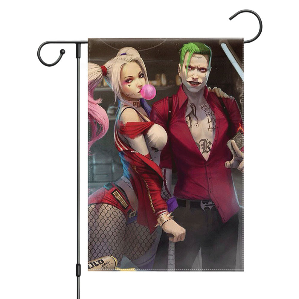 Joker Arsene Wallpapers Garden Flags Yard Outdoor Lawn 12 X 18