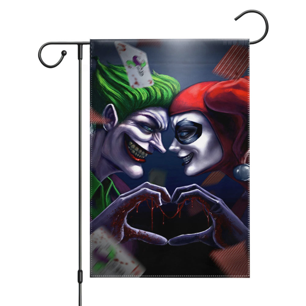 Joker Kill The Rich Garden Flags Yard Outdoor Lawn 12 X 18