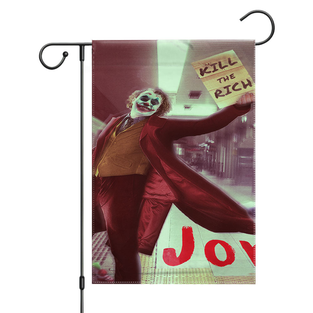 Joker Mad Love With Harley Quinn Garden Flags Yard Outdoor Lawn 12 X 18