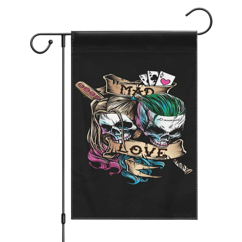 Joker Mcdonald Clown Custom Garden Flags Yard Outdoor Lawn 12 X 18