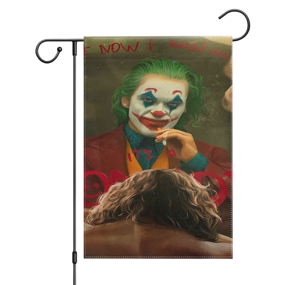 Joker Paint Art Poster Garden Flags Yard Outdoor Lawn 12 X 18