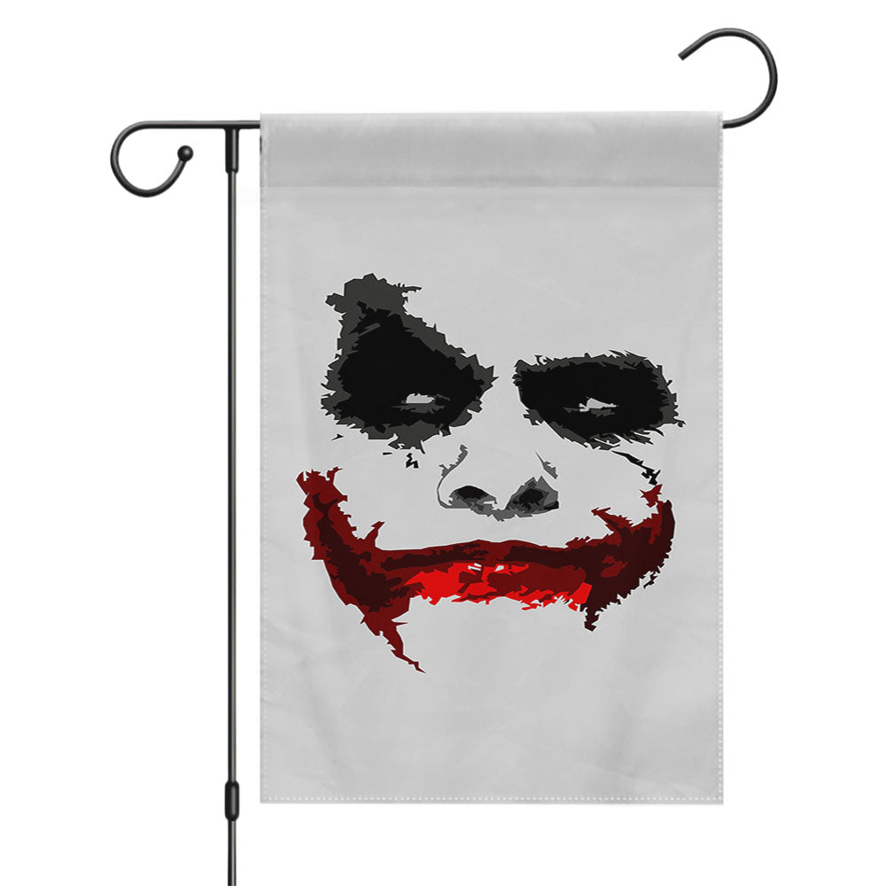 Joker With Playing Card Batman Garden Flags Yard Outdoor Lawn 12 X 18