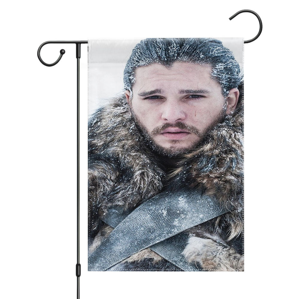 Jon Snow Lord Snow Garden Flags Yard Outdoor Lawn 12 X 18
