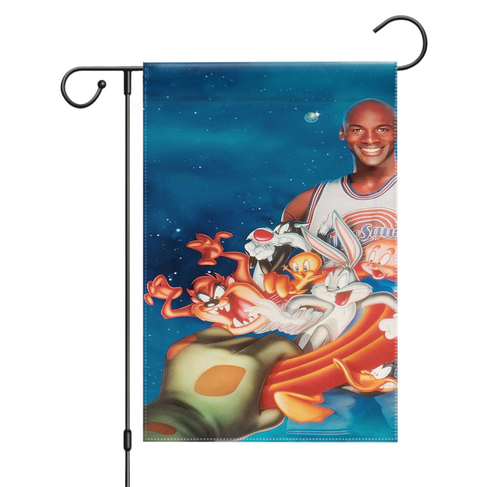 Jordan Basketbal Garden Flags Yard Outdoor Lawn 12 X 18