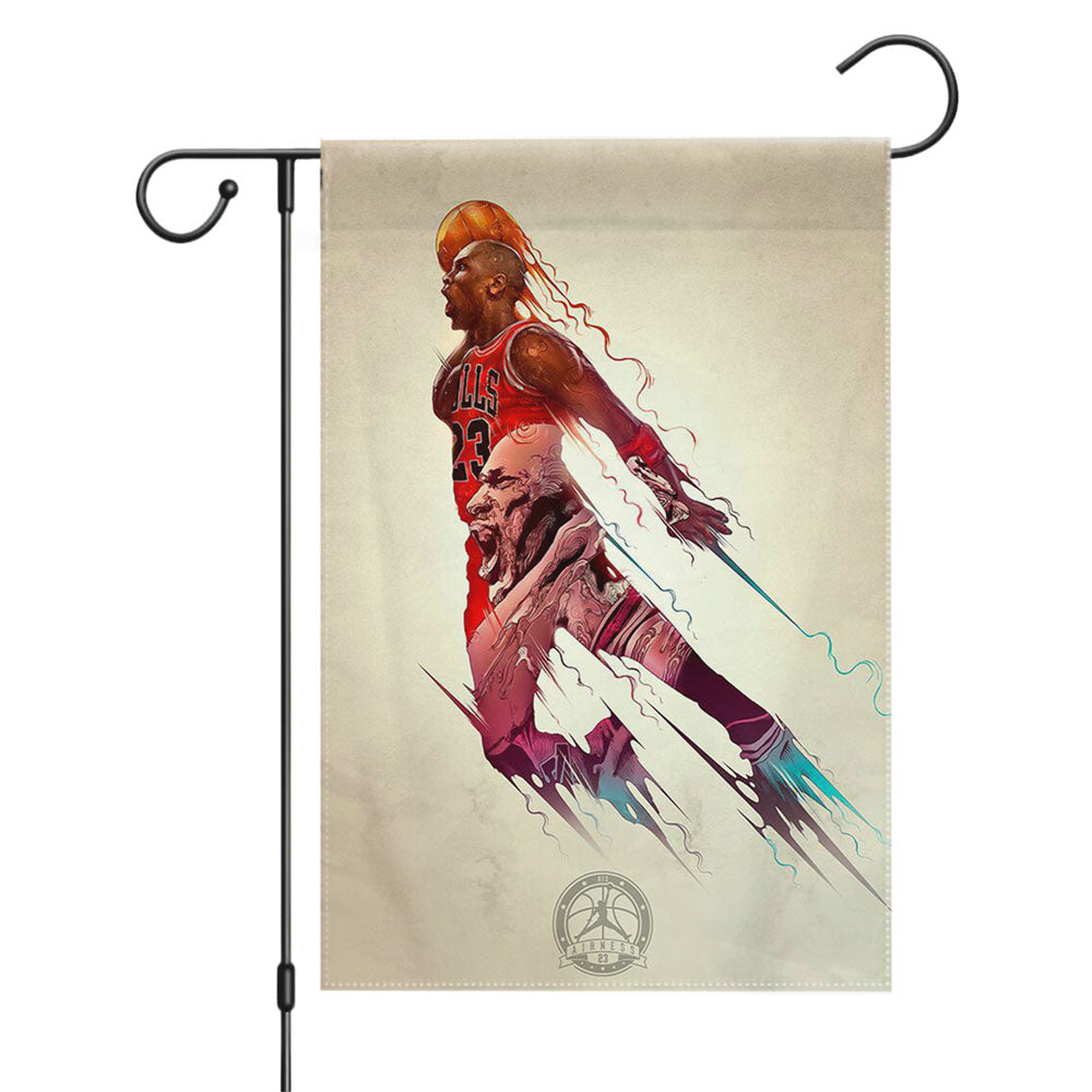 Jordan Classic Legend Jump Garden Flags Yard Outdoor Lawn 12 X 18
