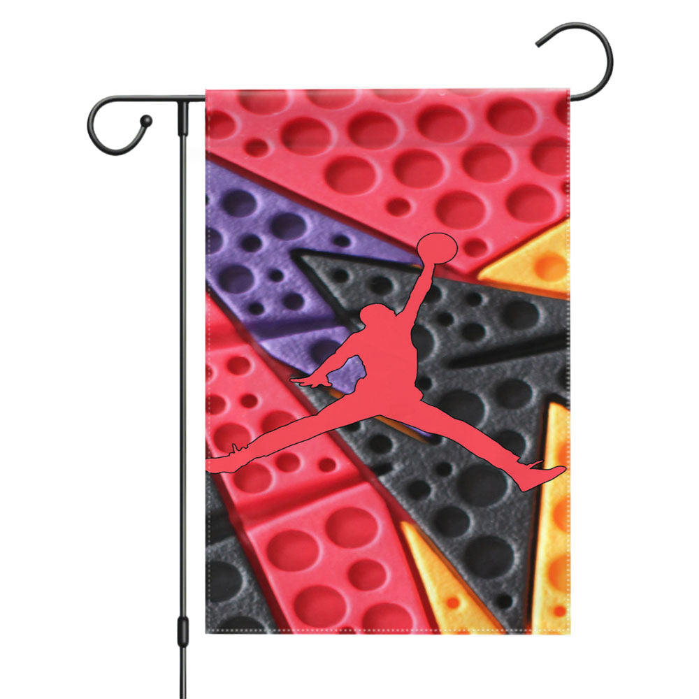 Jordan Retro 7 Raptors Garden Flags Yard Outdoor Lawn 12 X 18