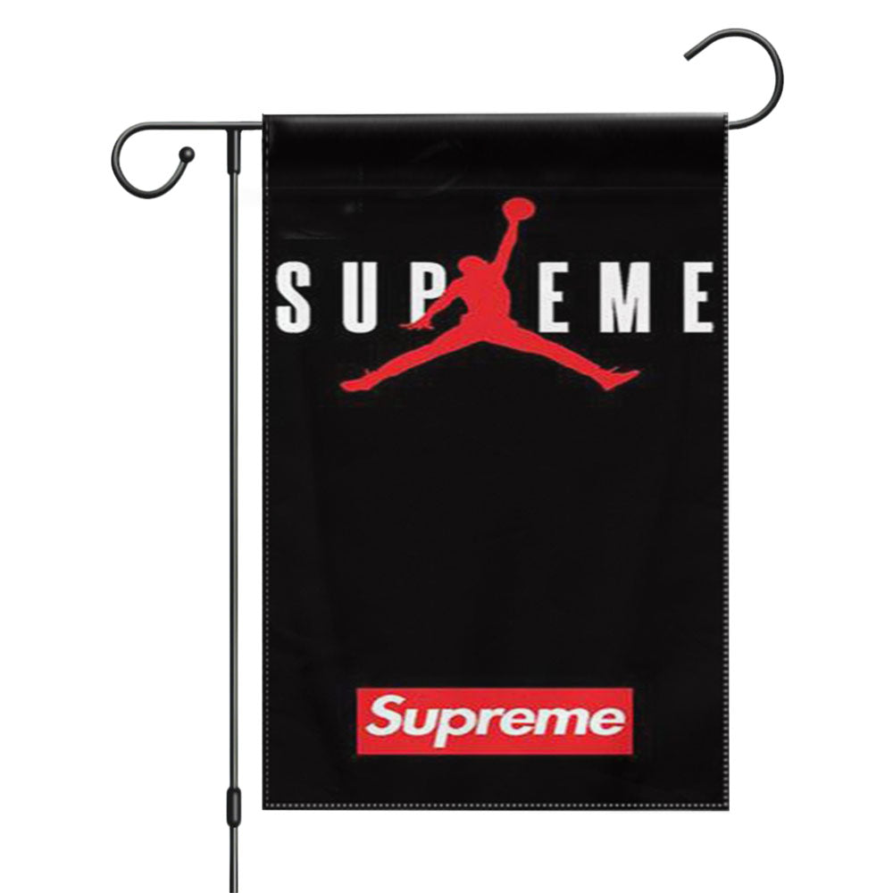 Jordan Supreme Red Garden Flags Yard Outdoor Lawn 12 X 18