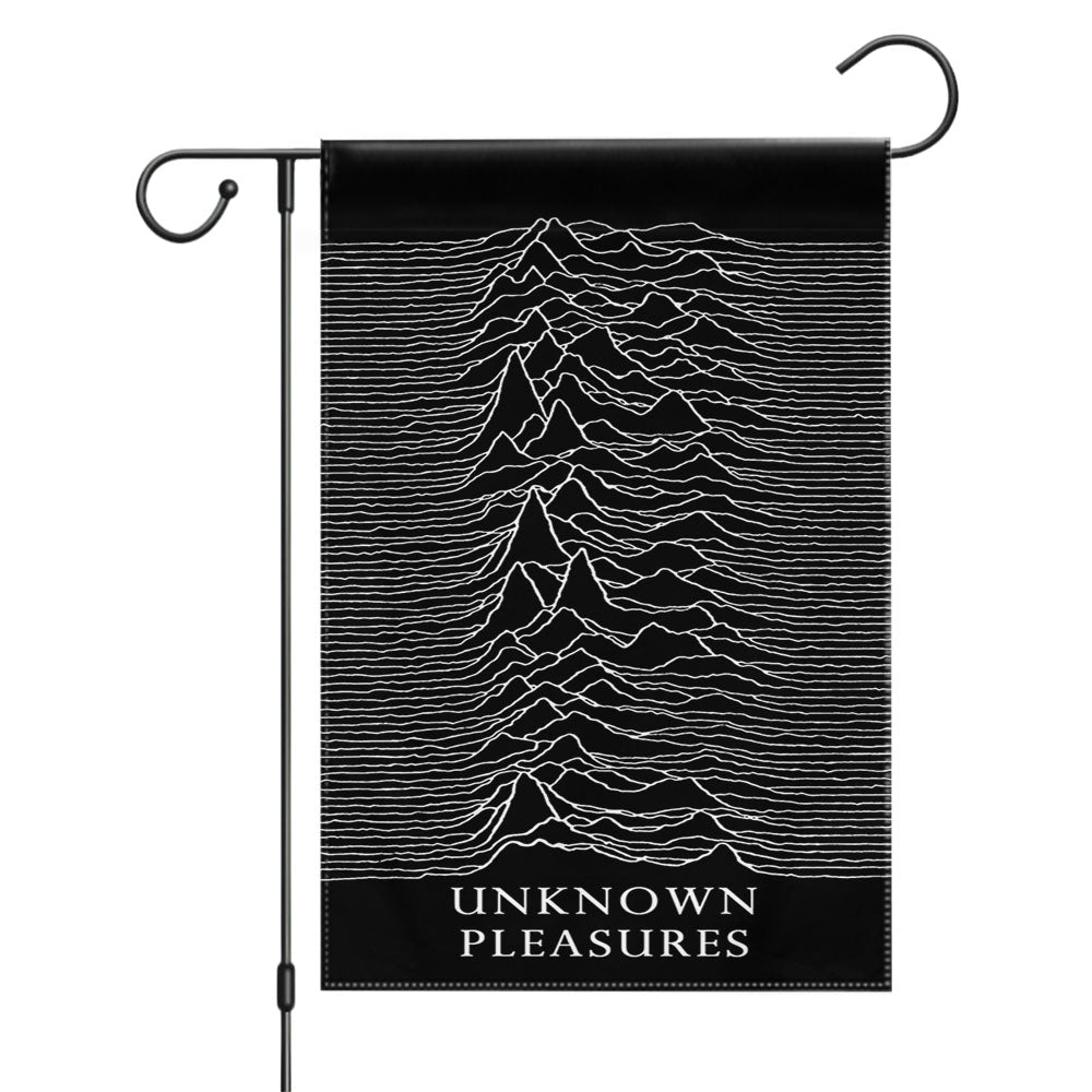 Joy Division Unknown Pleasure Garden Flags Yard Outdoor Lawn 12 X 18