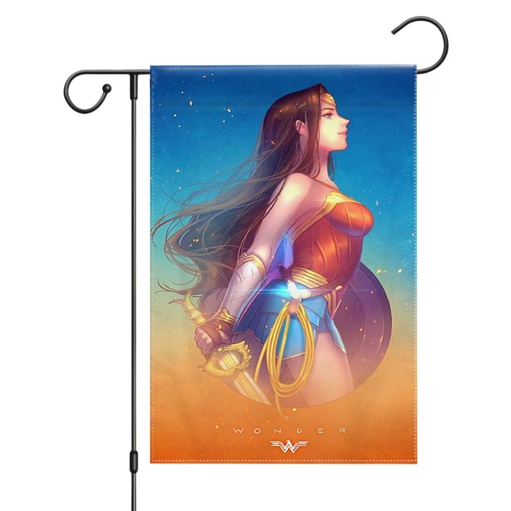 Justice League Garden Flags Yard Outdoor Lawn 12 X 18