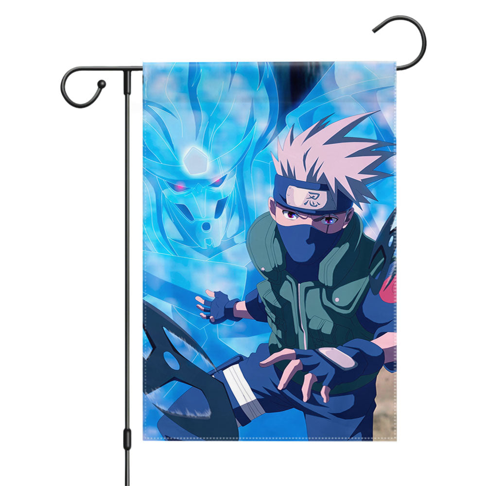 Kakashi Blue Susanoo Wallpaper Garden Flags Yard Outdoor Lawn 12 X 18