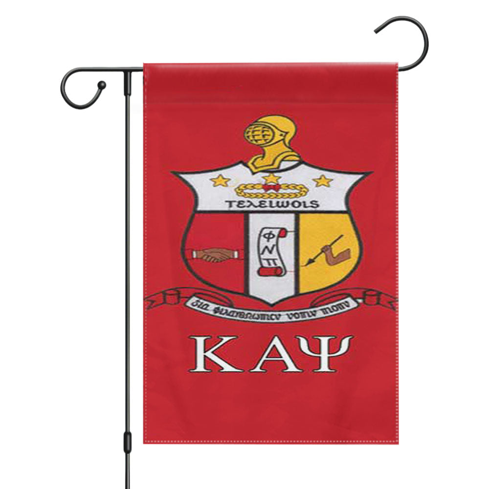 Kappa Alpha Psi Red Crest Garden Flags Yard Outdoor Lawn 12 X 18