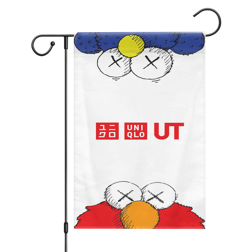 Kaws Garden Flags Yard Outdoor Lawn 12 X 18