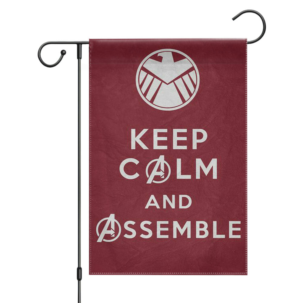 Keep Calm And Assemble Garden Flags Yard Outdoor Lawn 12 X 18