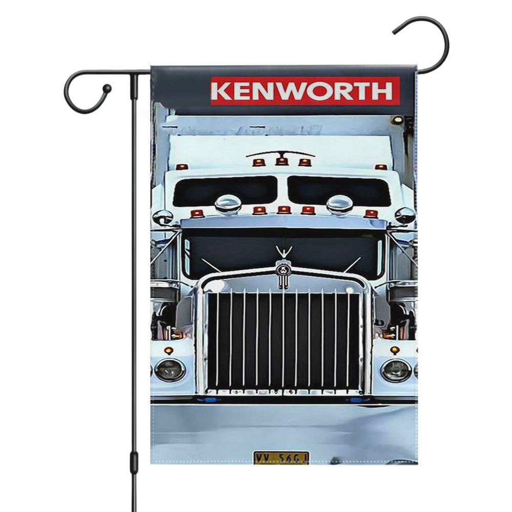 Kenworth Truck Logo Garden Flags Yard Outdoor Lawn 12 X 18