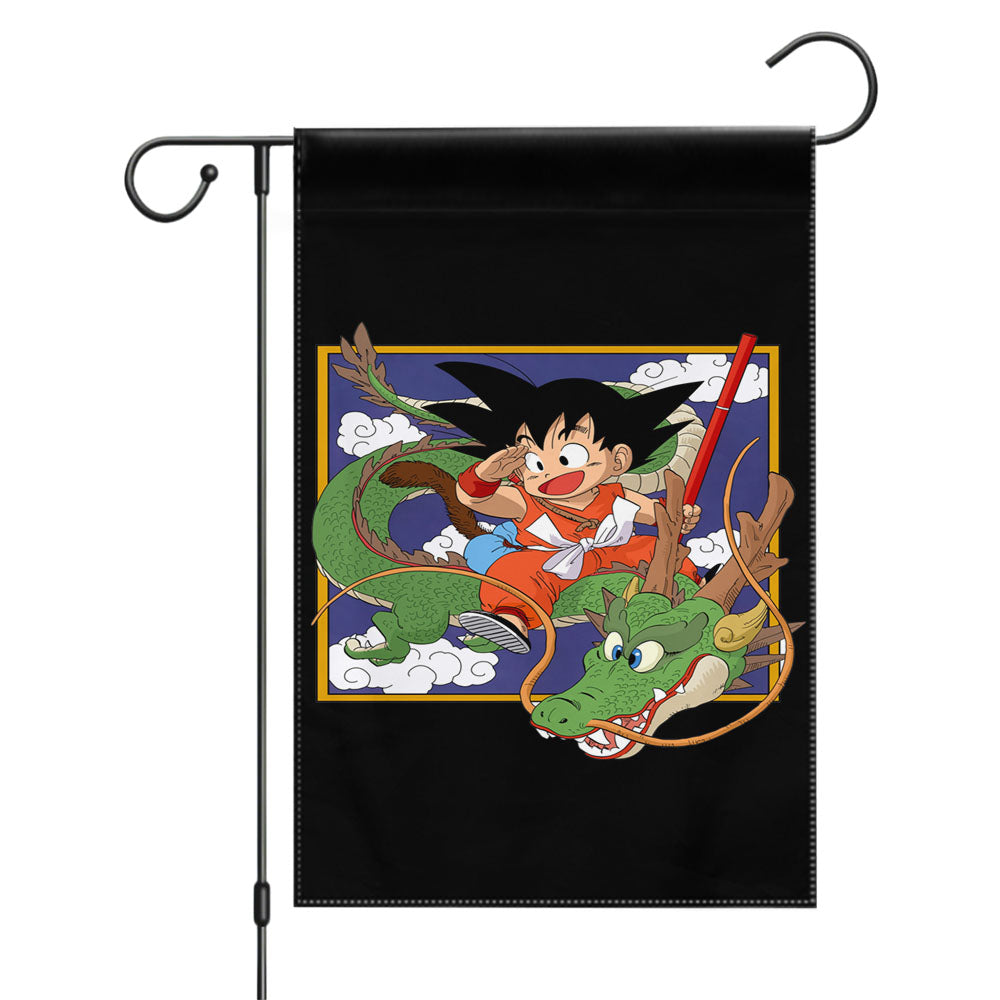 Kids Goku Wallpaper Garden Flags Yard Outdoor Lawn 12 X 18