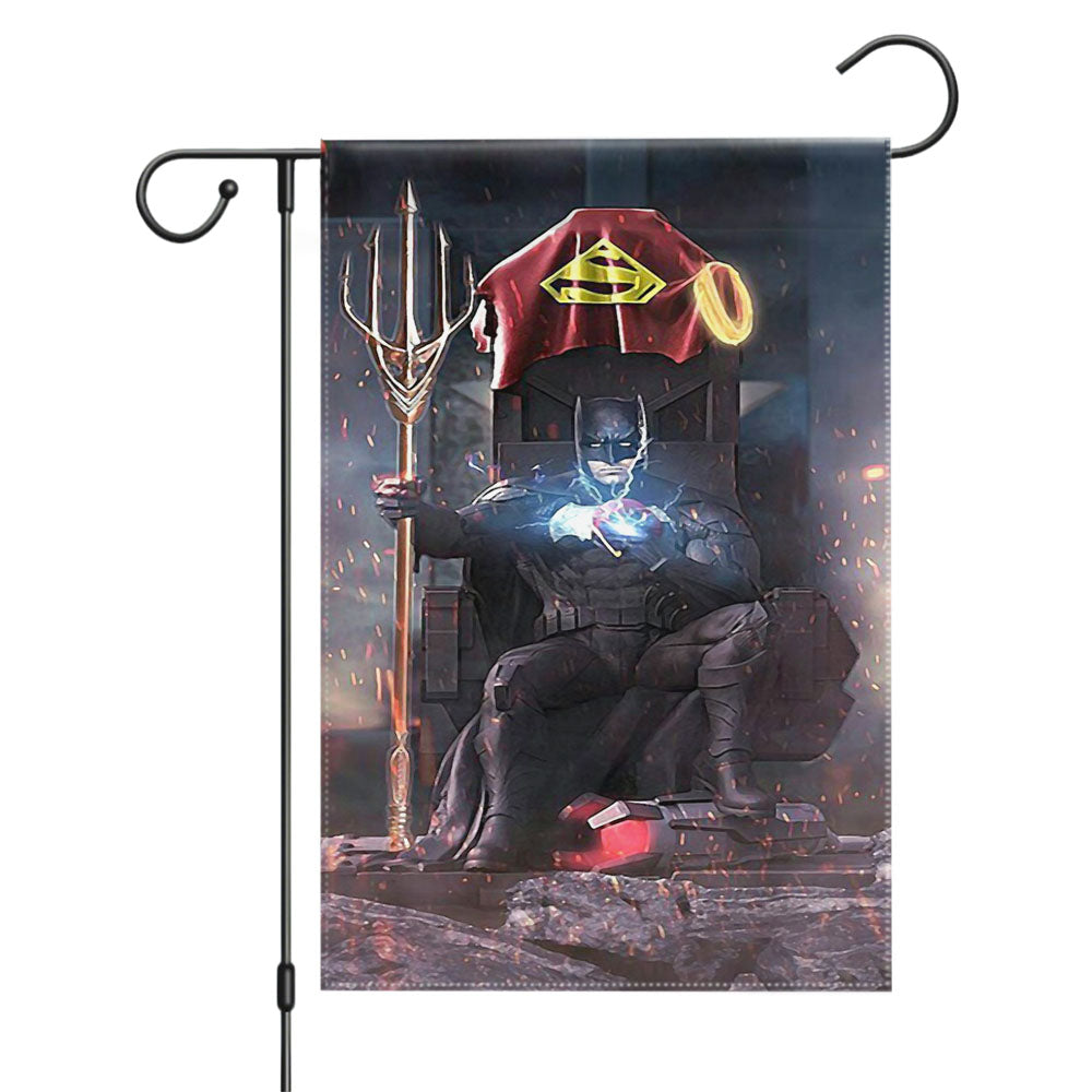 King Batman Garden Flags Yard Outdoor Lawn 12 X 18