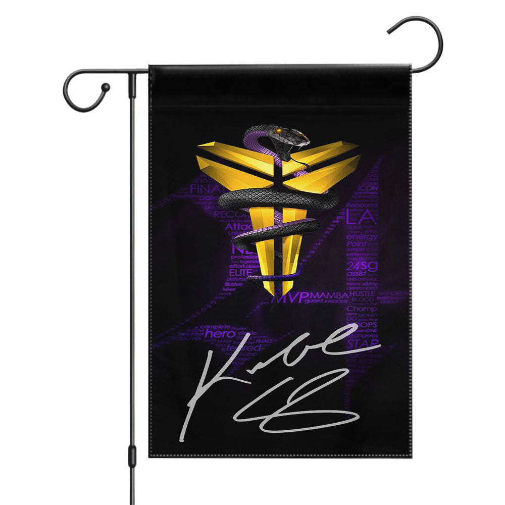 Kobe Bryant Nike Shoes Garden Flags Yard Outdoor Lawn 12 X 18
