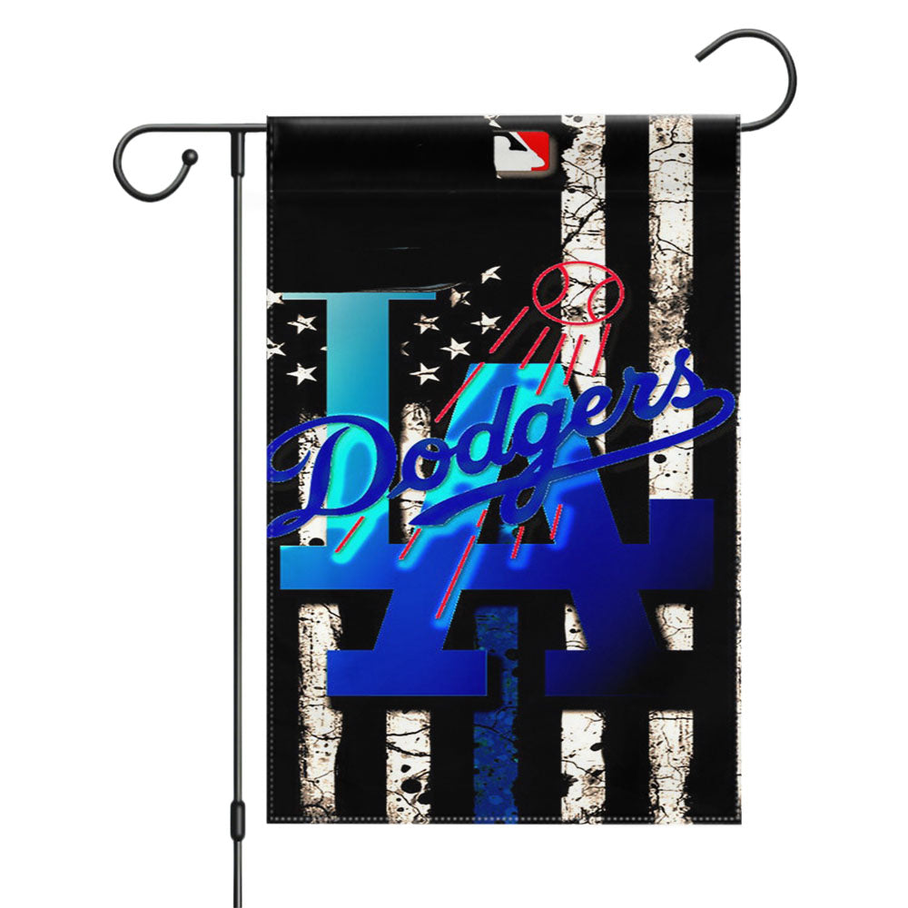 La Dodgers Baseball 987 Garden Flags Yard Outdoor Lawn 12 X 18