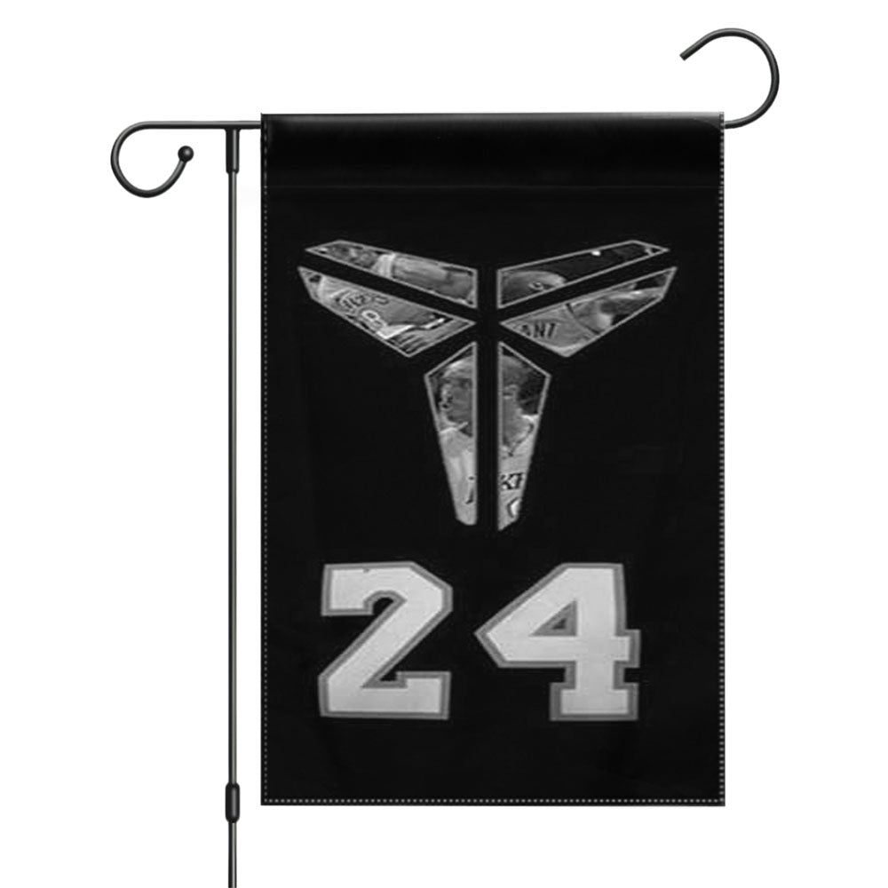 La Lakers Kobe Symbol Garden Flags Yard Outdoor Lawn 12 X 18