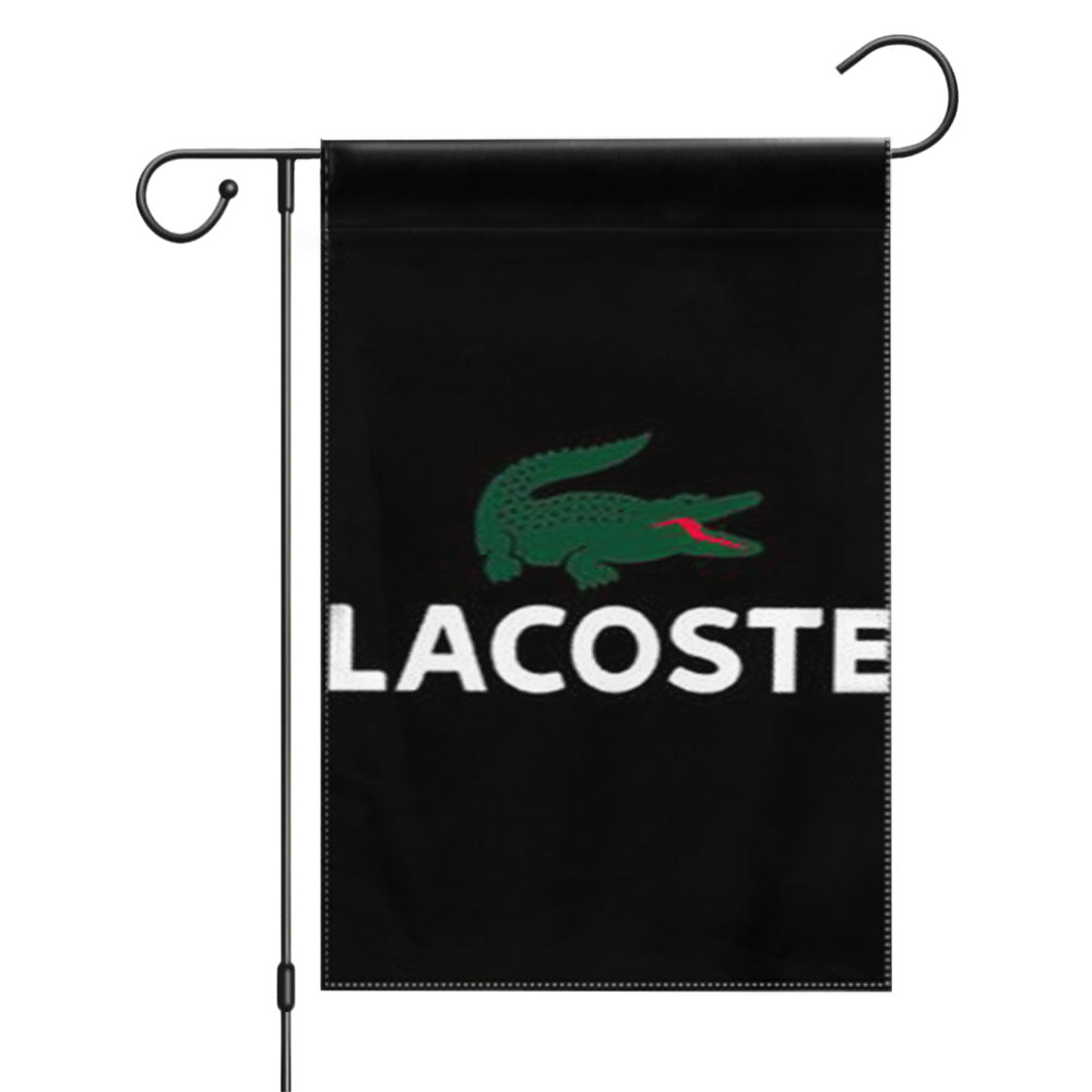 Lacoste Logo 1 Garden Flags Yard Outdoor Lawn 12 X 18