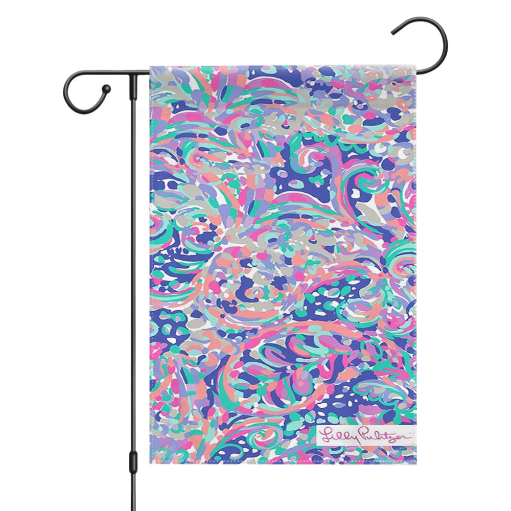 Lilly Pulitzer La Playa Garden Flags Yard Outdoor Lawn 12 X 18
