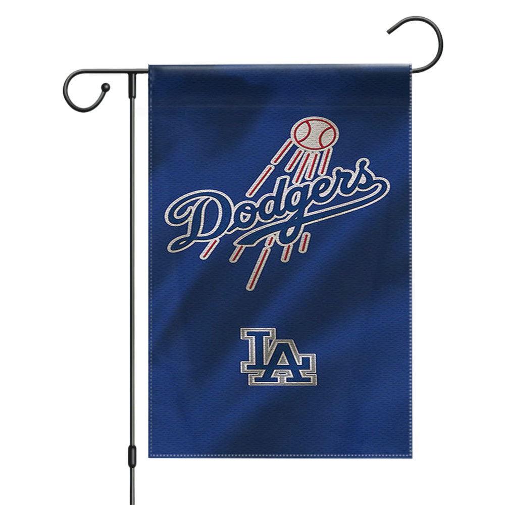Los Angeles La Dodgers Uniform Garden Flags Yard Outdoor Lawn 12 X 18