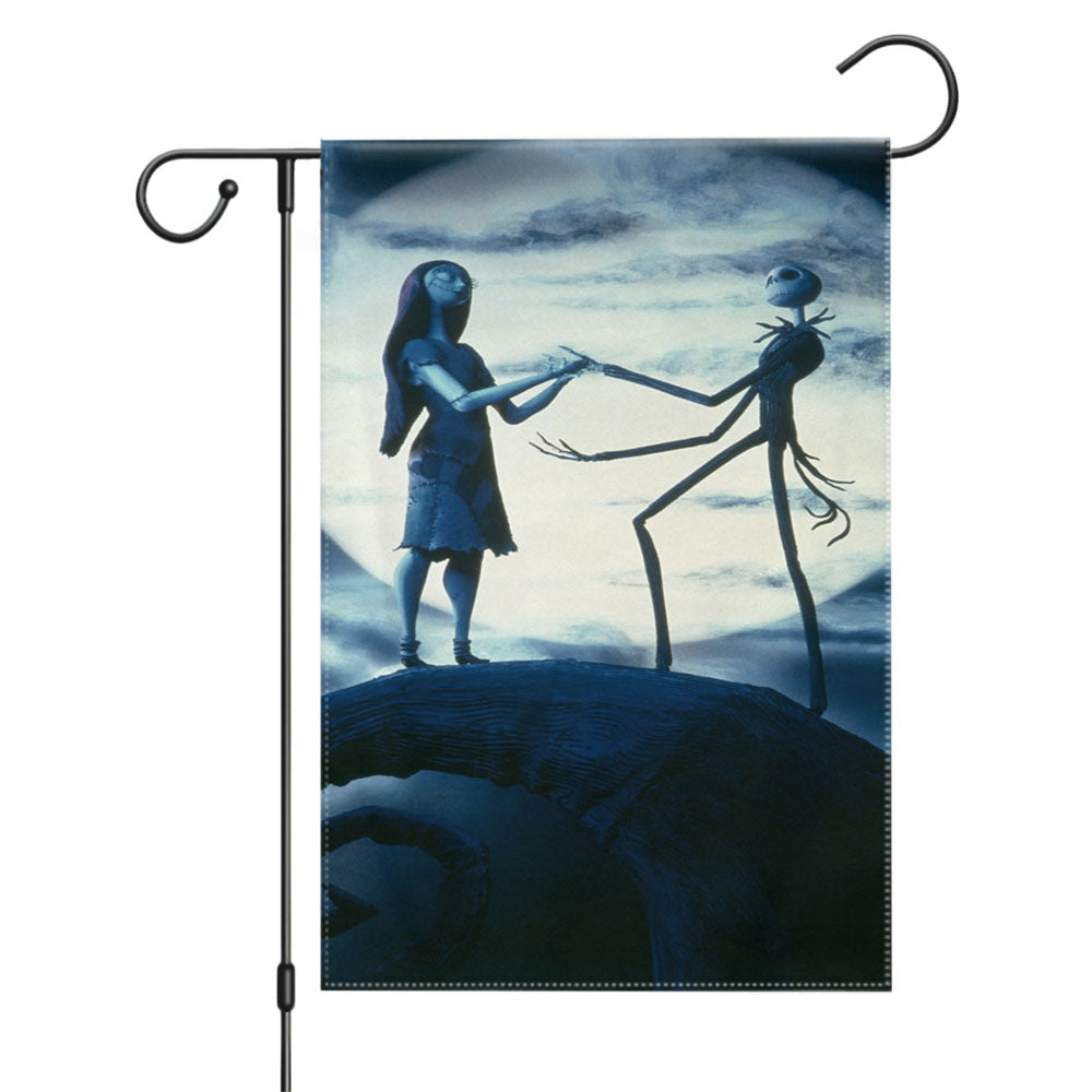 Love The Nightmare Before Christmas Garden Flags Yard Outdoor Lawn 12 X 18