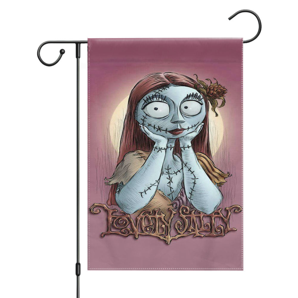 Lovely Sally The Nightmare Before Christmas Garden Flags Yard Outdoor Lawn 12 X 18
