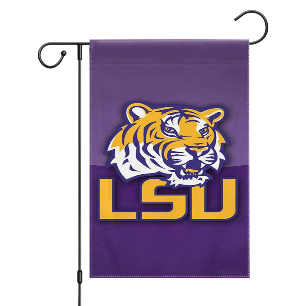 Lsu Tigers 3 Garden Flags Yard Outdoor Lawn 12 X 18