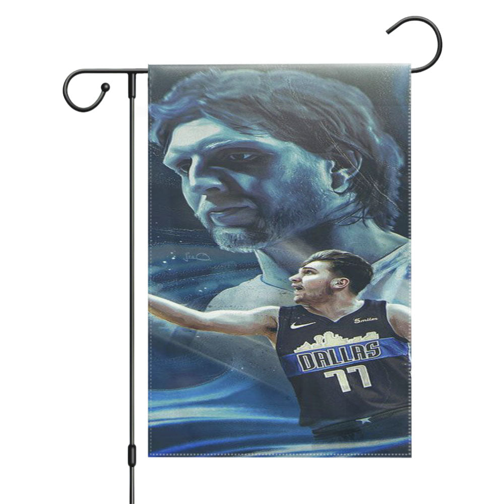 Luca Doncic Dallas Mavericks 11 Garden Flags Yard Outdoor Lawn 12 X 18