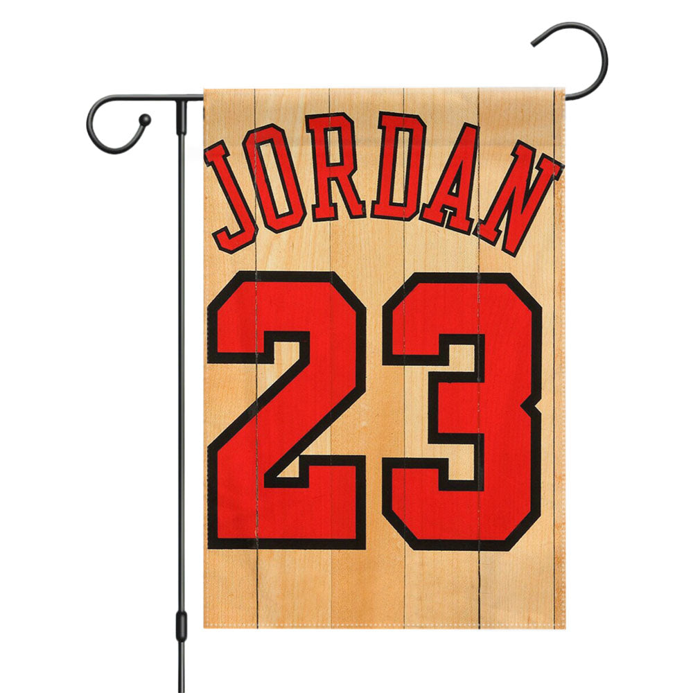 Michael Jordan 23 King Garden Flags Yard Outdoor Lawn 12 X 18