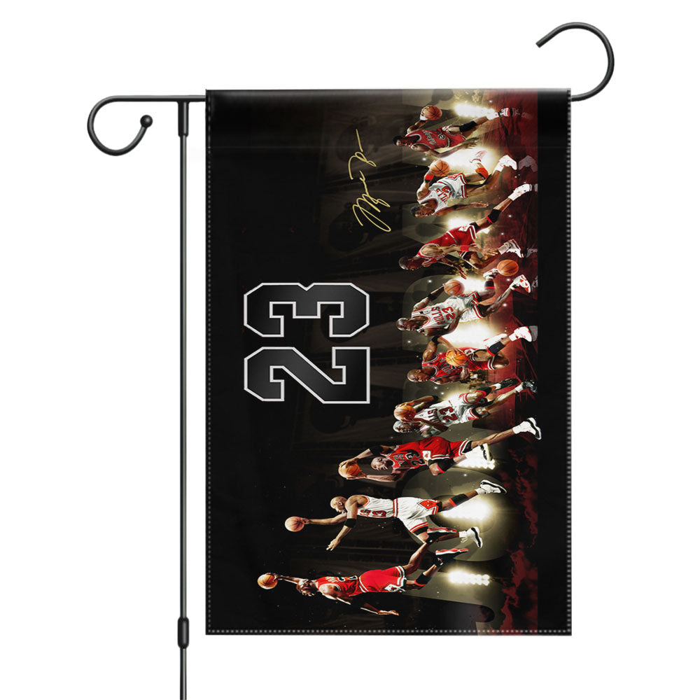 Michael Jordan Air Garden Flags Yard Outdoor Lawn 12 X 18