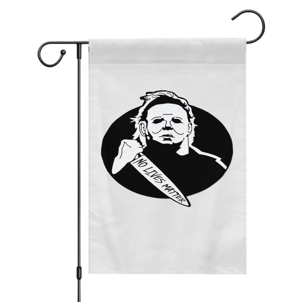 Michael Myers Halloween Horror Garden Flags Yard Outdoor Lawn 12 X 18