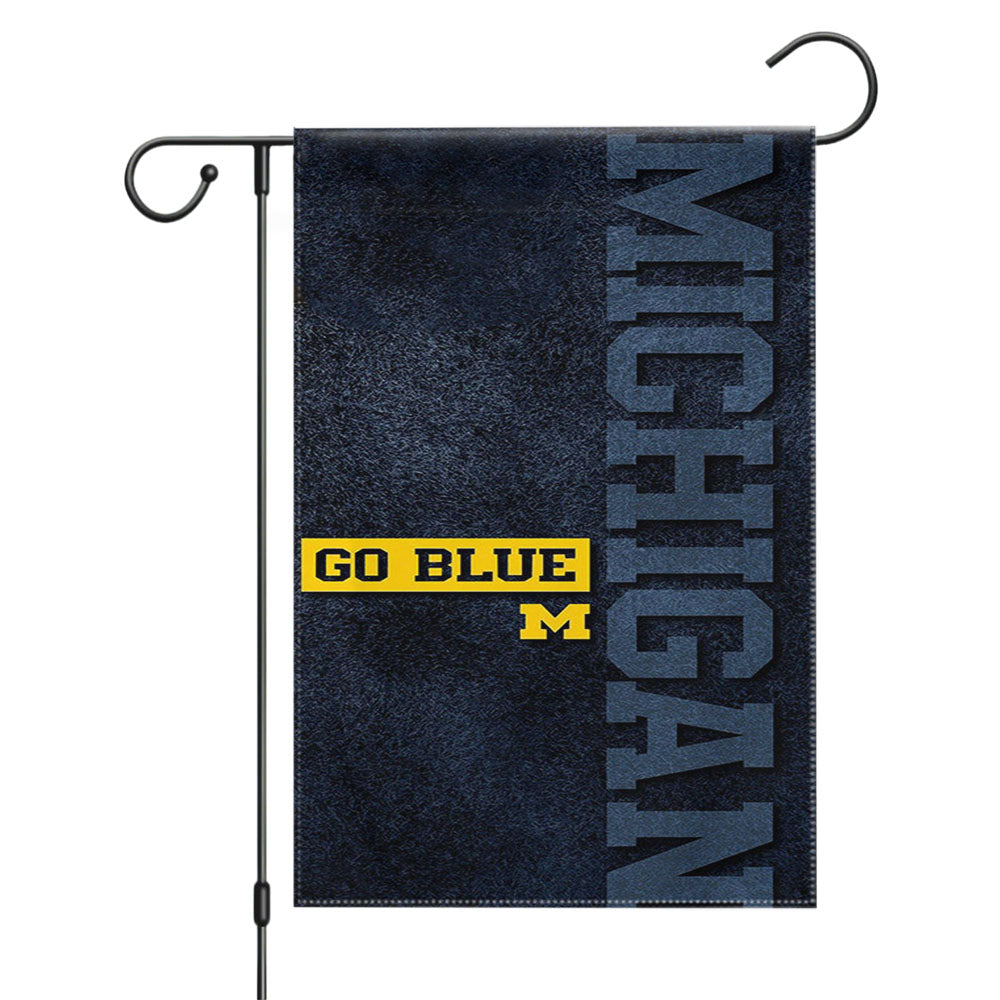 Michigan Wolverines Football 10 Garden Flags Yard Outdoor Lawn 12 X 18