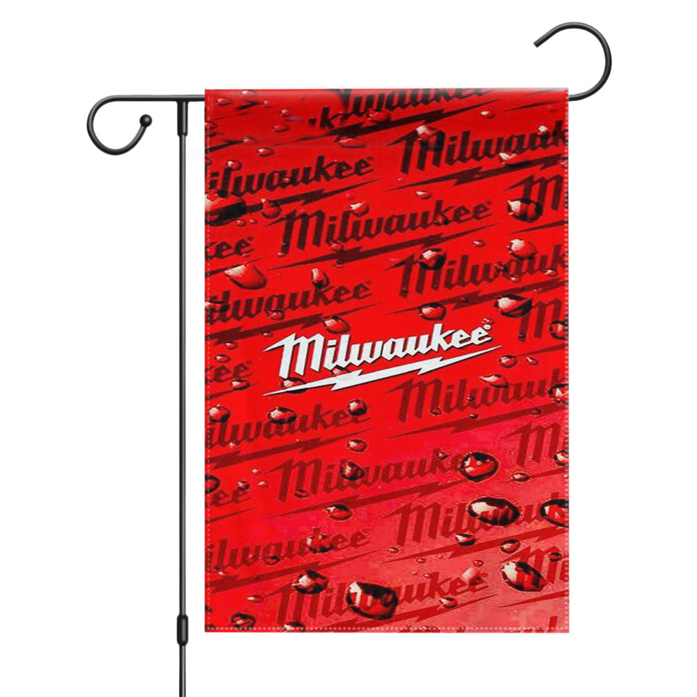Milwaukee Tool Icon Garden Flags Yard Outdoor Lawn 12 X 18